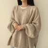 Women's Drop Shoulder Hem Sweater